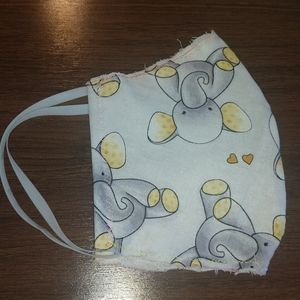 elephant print face mask